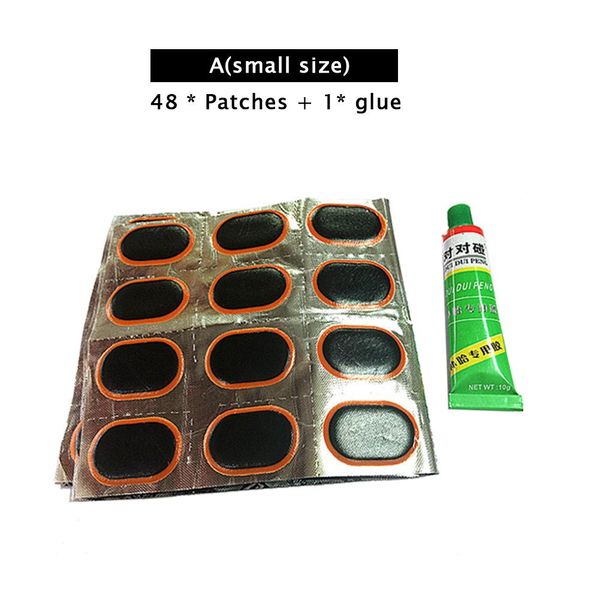 48 PCS + 1 GLUE HAUTE QUALLE ROND BICYCLE PEIN PNED PETIER PIODE PIOD PIOD