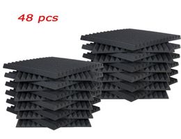 48 PCS Panneaux acoustiques Studio Sinoferfing coin 1 "x 12" x 12 "6743669