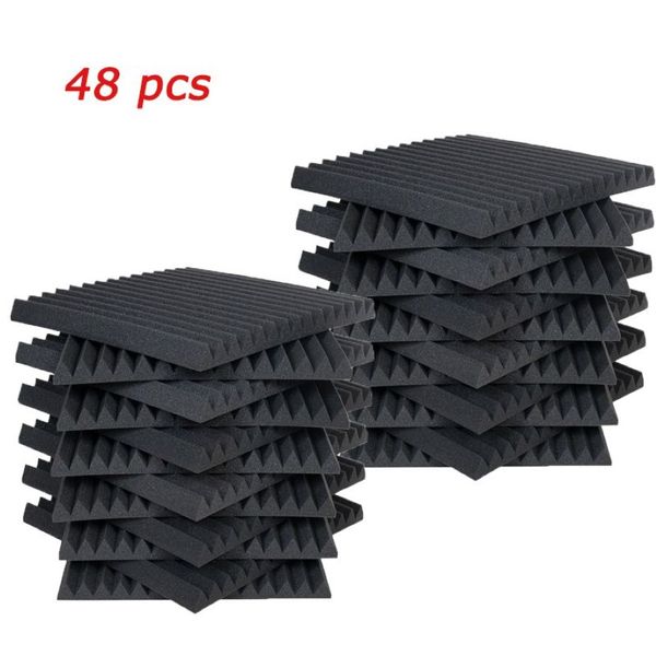 Cale de mousse d'insonorisation de studio de panneaux acoustiques de 48 PCS 1 X 12 X 12 265p