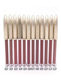 48 PCS Quality Nouvelle marque Matte Libified Luster Lip gloss rétro Glaze à lèvres à lèvres Grossed Lipgloss 12 Différent 2385029