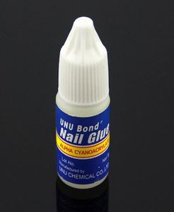 48 PCSLOT GLITTER ACRYLIC RHINESTONS DÉCORATION AVEC Nail Art UV Gel Tips Nail Glue Séchage rapide Faux Manucure Glue3084411