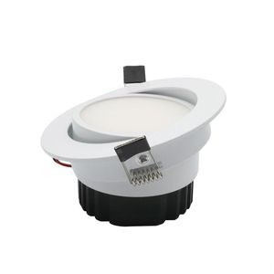 48 piezas LED COB Downlight AC85-265V 9W Foco LED empotrado Luminación Decoración interior Lámpara de techo Negro / Plata