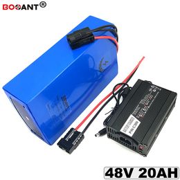 48 V 20AH 48 V DA Bateria Scooter Elétrico Bicicleta Elétrica Recarregável Bateria Para BBSHD BAFANG 500 W 800 W 1200 W Motor Frete Grátis