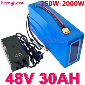 Batterie de vélo électrique 48 volts 48V 30AH 25AH 20AH 10AH Batterie d'origine 18650 pour batterie lithium-ion Bafang 2000W 1500W 1000W eBike.