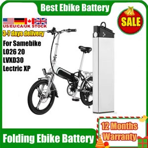 Batería Ebike de 48 voltios 48V 10.4ah 12.8Ah 14Ah Batería de bicicleta eléctrica incorporada para bicicleta eléctrica plegable de ciudad Samebike LO26 20LVXD Batería 350w 500w 750w 1000w