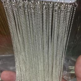 480 pièces collier de chaînes à billes plaqué argent brillant 45 cm 18 pouces 1 2 mm idéal pour les carreaux de Scrabble pendentif en verre bouchons de bouteilles et mo283O