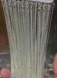 480 pcs Shinny Silver Plated Ball Chains ketting 45 cm 18 inch 12 mm geweldig voor Scrabble Tilesglass Tegel Paarhangerbottle Caps en MO8554671