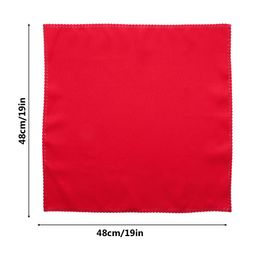 48cmx48cm polyester doek servetten vaste wasbare wasbare stoffen servetten perfect voor bruiloften feestjes vakantiediner