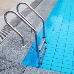 48 pouces en acier inoxydable 3 étapes de piscine de piscine intérieure à l'échelle anti-skid