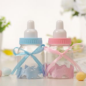 48 pièces boîte-cadeau en plastique biberon bonbons porte-bonbons enfants bébé douche décorations de fête