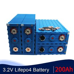 48 stks Gloednieuwe 3.2V200AH Cel Calb SE200 LIVEPO4 Oplaadbare batterijen 12V 24V 48V voor Pack Boat Solar Batterij US EU belastingvrij