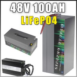 48V 100AH LiFePO4 batería 48V 5000W 10000W coches eléctricos Electir bicicleta scooter LiFePO4 batería