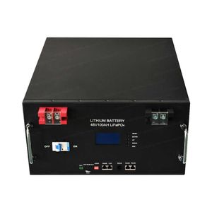 Batteria per montaggio su rack 48v 100ah Batteria solare da 5kwh -lifepo4 Alimentatore agli ioni di litio-lfp-ricaricabile-off-grid con Bms-4u integrato