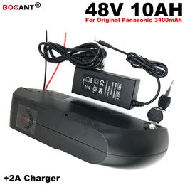 48V 10AH E-bike Lithiumbatterij voor 8FUN / BAFANG 250W 450W 800W Motor Elektrische Motor Batterij 48 V + 2A-oplader Gratis verzending