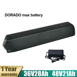 48V reention dorado Max Batterij 21ah 36V 25.6Ah 28Ah dorado akku met oplader voor QWIC NCM Moskou Milano E-bike