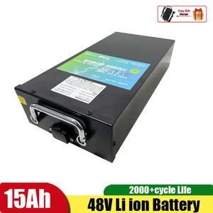 48V 15Ah Lithium Ion Battery Li ion BMS voor Harley CityCoco Scooter Bicycle +3A Charger