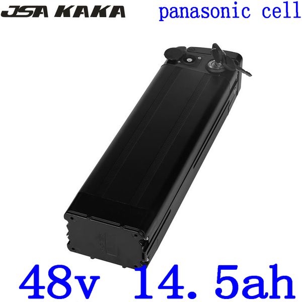 Batterie 48V 15AH Lithium ion ebike utiliser cellule panasonic 48V 500W 750W 1000W batterie 48V 14.5AH batterie Scooter avec chargeur 2A