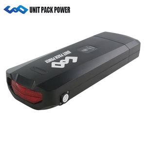 48v 17.5AH 20AH 52V E-bike Batterij De Great Seal Style Achter Rack-batterijen voor 750W 1000W Voor / Midden / Hub-motoren