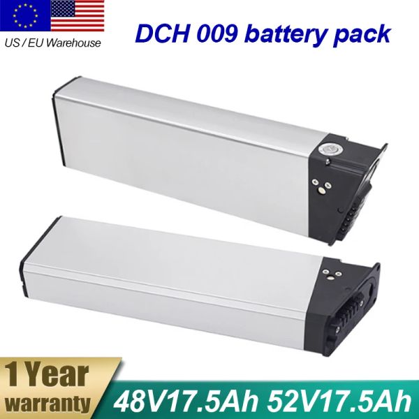 Batterie DCH-009 48V 17,5ah pour vélo électrique Bezior X plus, 52v 17,5ah pour cyrusher Xf690 maxs 2023, nouveau vélo électrique RANDRIDE YX20