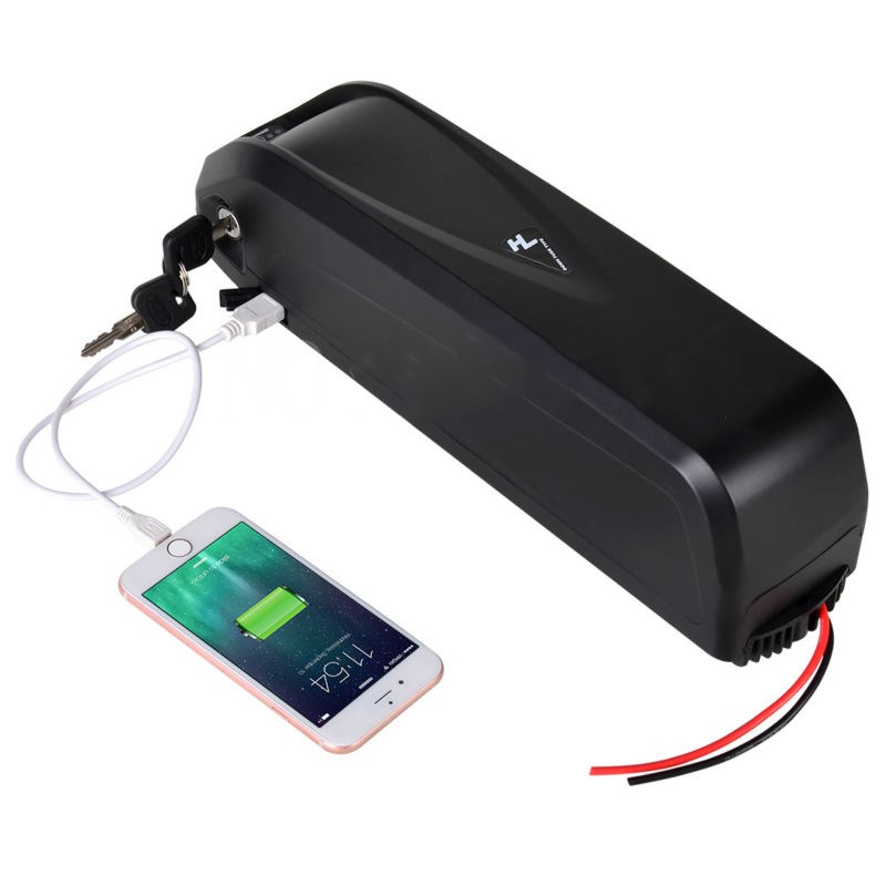 Ue US pas de taxe 48 V 17Ah 750 W 1000 W batterie de vélo électrique Li-ion Lithium batterie de vélo électrique avec interrupteur + port USB 5 V