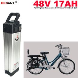 48V 17AH elektrische fiets lithium ion batterij 13s 48v e-bike lithium batterij voor BAFANG BBSHD 1000W 1200W motor Gratis verzending