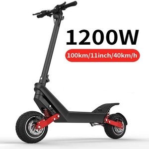 48V/18.2AH/1200W Dual Motor 11 Fat Tyre Off Road Two Wheel Electric Scooters