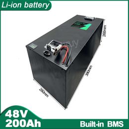 48V 200AH Li-Ion Lithium Polymeer Batterij Pefect Voor 400W 7000W 9000W Motorfiets Driewieler Vierwieler Ebike elektrische Scooter