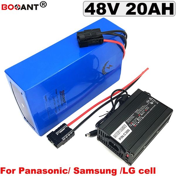 Batterie au Lithium 48V 20AH 1000W batterie de vélo électrique Rechargeable 48V pour cellule d'origine Samsung/ Panasonic/ LG/ SANYO 18650