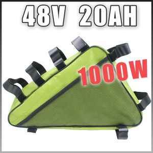 48V 20AH Triangle Electric Fiets Lithium Batterijpakket 1000W E Fiets Li Ion Batterij