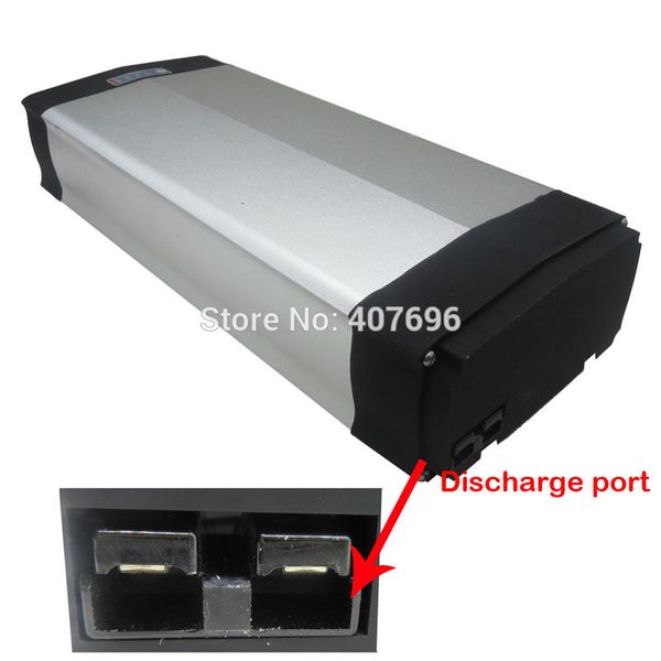 Batterie de support arrière 48 V 28AH batterie de vélo électrique 48 V 48 V 28AH Li-ion avec feu arrière et Port USB utiliser la cellule Sanyo 3500 mah 30A BMS