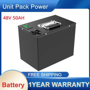 48V 50AH Lithium Batterij Pack 60V Battery Scooter voor 3000W 1800W Motorfiets/omvormer RV EV/GO-KART/BACK-UP POWER/ENERGIE-OPSLAG