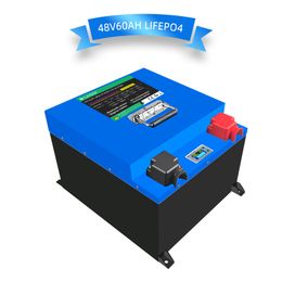 48V 60AH LIFEPO4 LIFEPO4 Batterij BMS voor 3000 W Scooter Bicycle Golf Cart Solar Storage RV