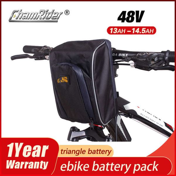 Kit de Conversion de vélo électrique, batterie 48V, sac de guidon, Lithium-ion 18650, PVC, 250W, 350W, 500W, 750W, 1000W, 1500W