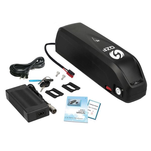 Batterie de vélo électrique 48v hailong batterie lithium ion avec cellules samsung sanyo + chargeur de port usb bms pour moteur bafang