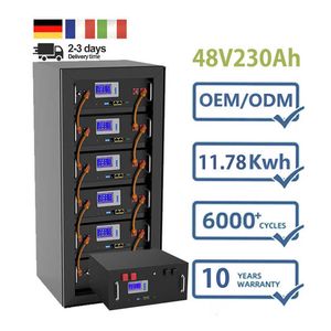 Batterie Onduleur Solaire 48V 5Kw 6Kw 10Kw 48V 50Ah 100Ah 120Ah 200Ah 230Ah LiFePO4 Pack Batterie 48V Batterie Lithium Ion Phosphate