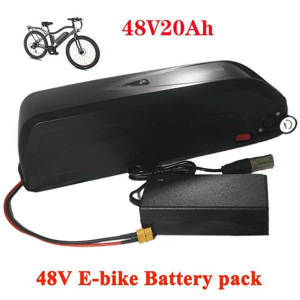 Batterie 48V20Ah ebike batterie dragon de mer avec USB intégré 30A BMS 350W-1000W vélo électrique US EU duty free 18650 batterie