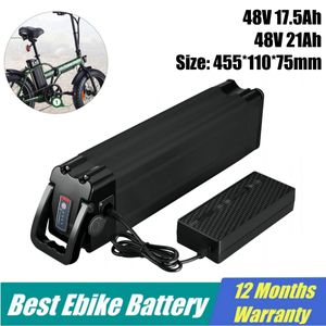 48v21Ah Silverfish Ebike Batterij 48 Volt 17,5Ah 1000W E Bike Batteria 13S7P Silver Fish Electric Battery