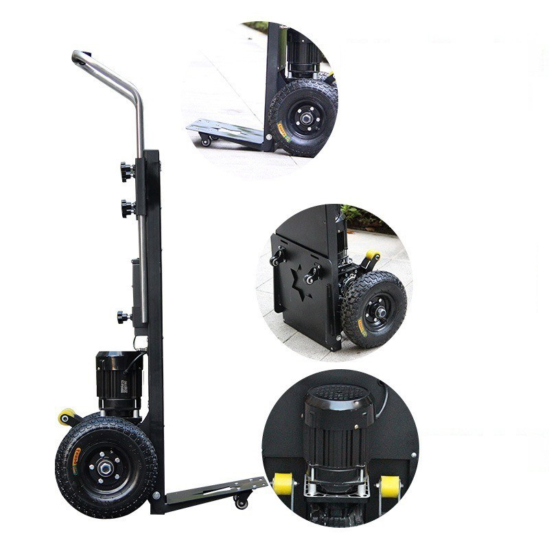 PowerClimb 65A Electric Stair Climbing Cart with Battery - 300kg Capacity, 1200W Motor, Mobile Tool Cart for Up & Down Stairs