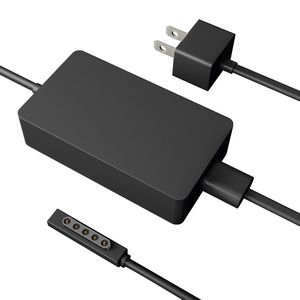 Chargeur rapide pour ordinateur portable Microsoft Surface Pro 2 48 W 12 V 3,6 A Adaptateur secteur de remplacement Surface Pro 1 Surface RT avec cordon d'alimentation de 1,8 m Modèle A1536