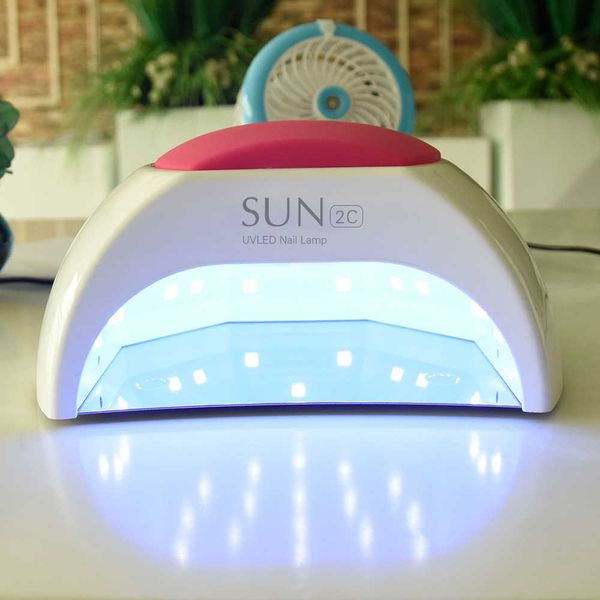 Lámpara de uñas LED de 48W/80W LED SEDER UV Secador de uñas 36 PCS para curar esmalte de gel con pantalla LCD del sensor 210608