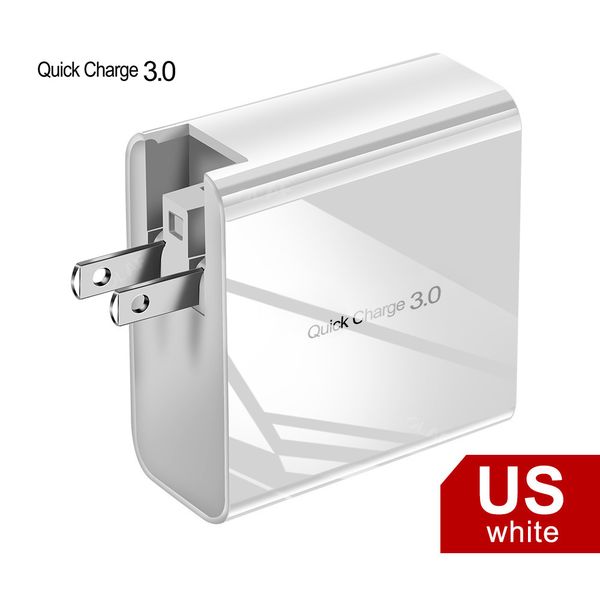 Cargador rápido de 48W tipo C USB PD, cargador para Samsung Tablet PC Huawei QC 3,0, cargador de pared rápido, adaptador de enchufe para EE. UU., UE y Reino Unido