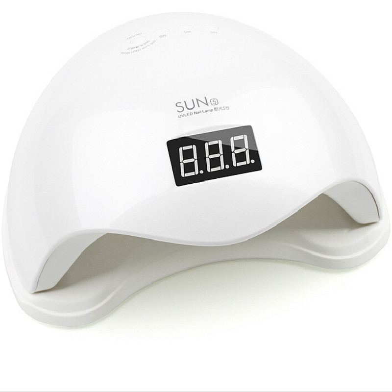48W UV LED Lamp Nail Dryer SUN5 Nail Lamp With LCD Display Auto Sensor Manicure Machine for Curing UV Gel Polish 2 Mode