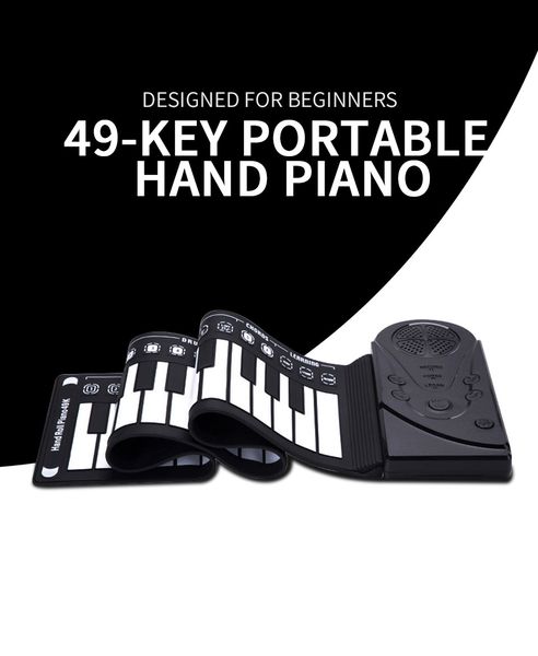 49 touches portale childer hand roll piano clavier électronique usb midi piano