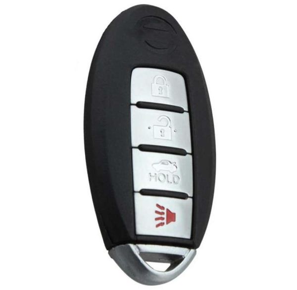 Coque de clé télécommande intelligente à 4 boutons, pour voiture Nissan Sentra Maxima Altima26724373913263