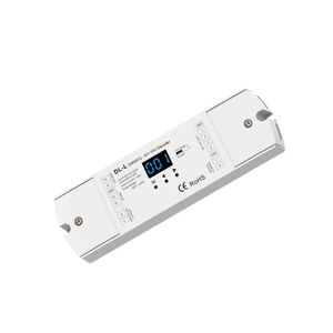 4CH tension constante 0/1-10V décodeur DMX512 décodeur de signal DL-L avec affichage numérique DMX512 contrôleur led décodeur d'ingénierie