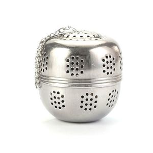 4 cm roestvrij stalen bal thee infuser mesh filterzeiler losse blad kruiden herbruikbare bal zeef ka8124