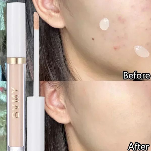 4Color Imperproof Liquid Corme Cream Makeup Hydrating Cover Acné Cercles Dark Foundation Modifier le visage Contour Cosmetics 240430