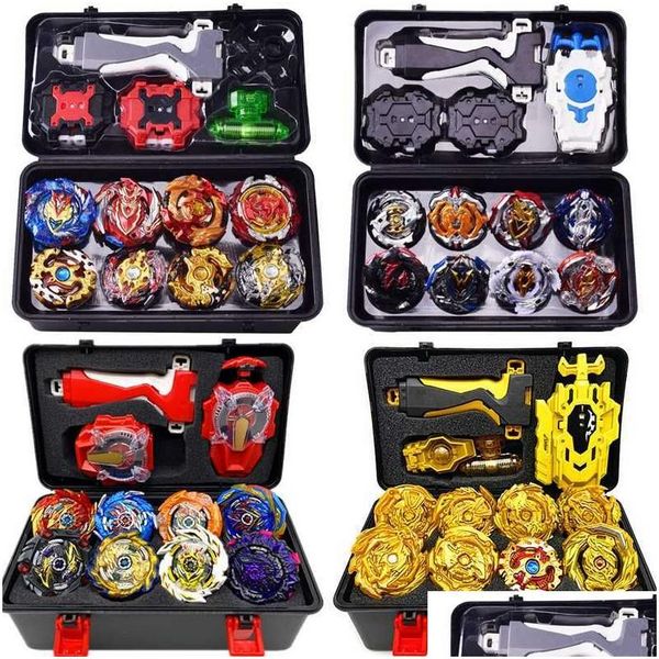 4D Beyblades 4D Beyblades Burst Surge Metal Toy Gyro Launchers Toupie Tops Spinning Blades Jouets R230715 Drop Delivery Jouets Cadeaux Classe Dhhyk