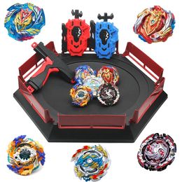 4D Beyblades Todos los modelos Beyblade Burst Toys con arrancador y Arena Bayblade Metal Fusion God Bey Blade Blades Toys 231121