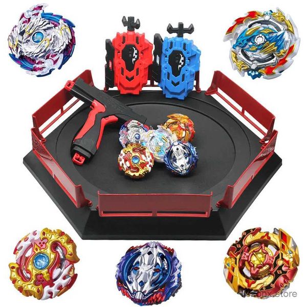 4D Beyblades Todos los modelos Beyblade Burn Toys con Starter y Arena Bayblade Metal Fusion God Bey Blade Toys